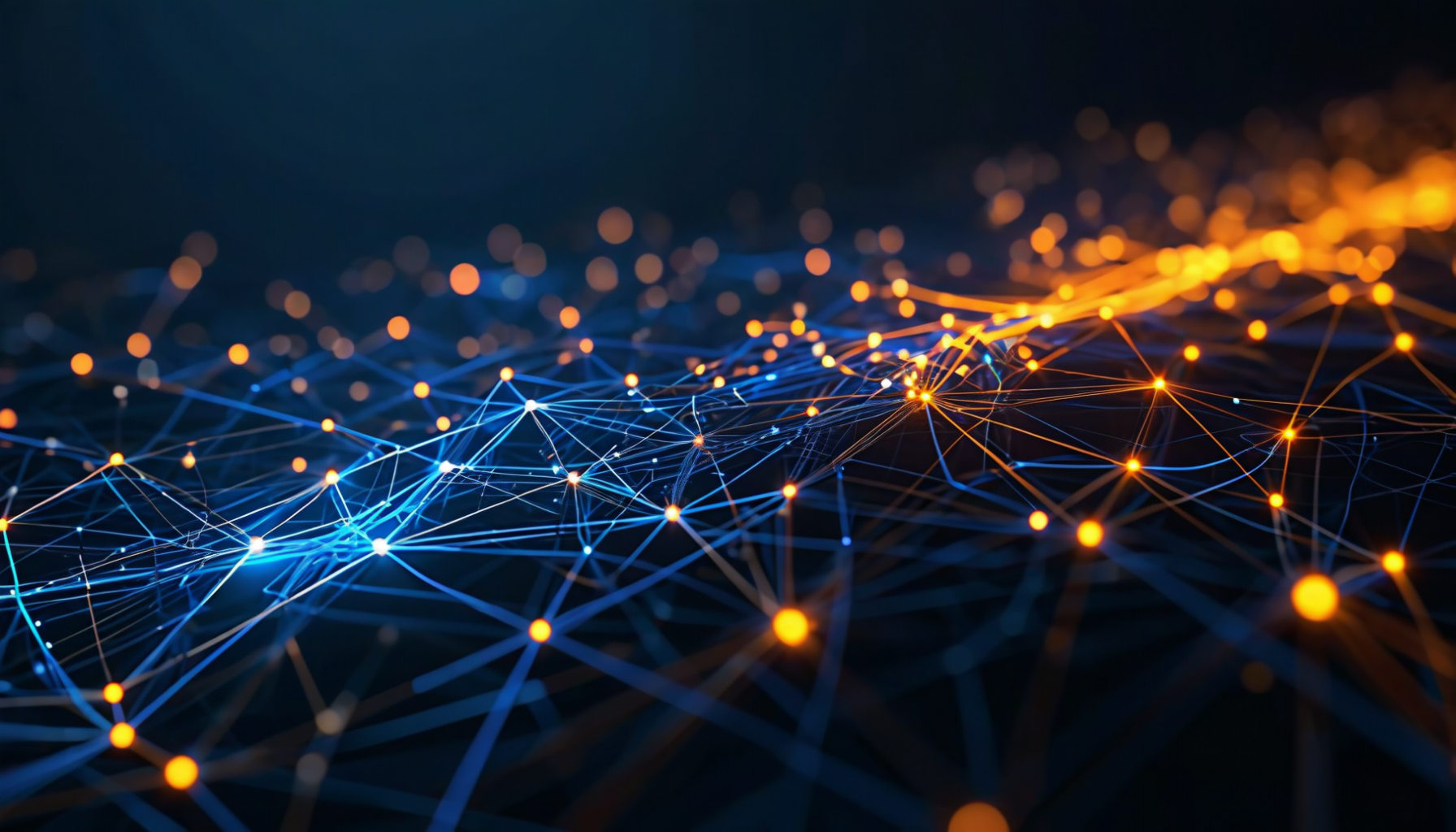 Network complexity transitioning to simplicity